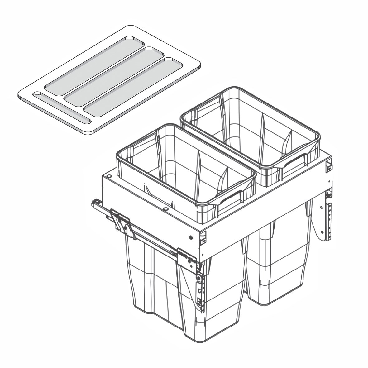 Starke Pull-Out Waste Bin